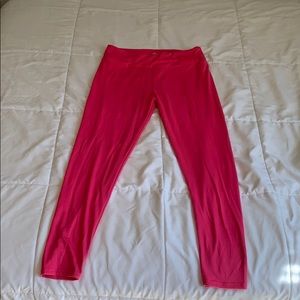 Hot pink leggings